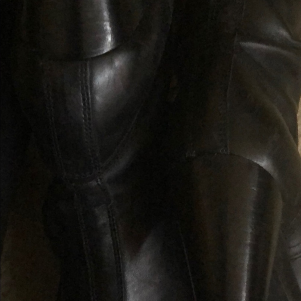 Nike air knee high leather laced up boots EUC - Picture 6 of 10